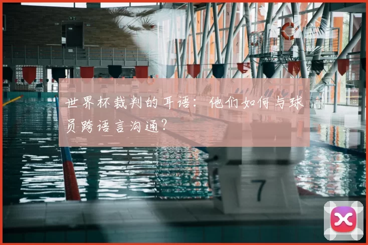 世界杯裁判的耳语:他们如何与球员跨语言沟通?